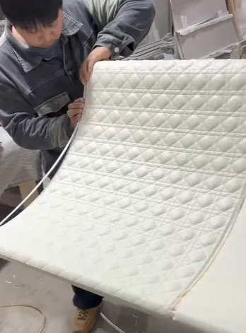 Luxury Quilted Leather Wall Panels
